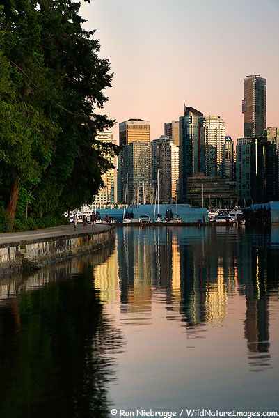 Vancouver from Stanley Park, British Columbia, Canada.