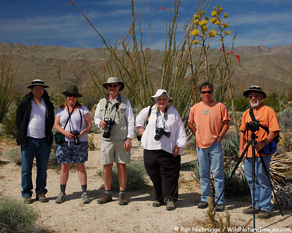 Tin, Cynthia, Ron, Susan, me and Jerry in Anza-Borrego.
