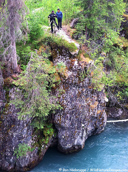 Cynthia and Susan in the Chugach National Forest, Alaska.
