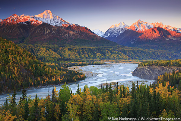 Chugach Mountains, Alaska.
