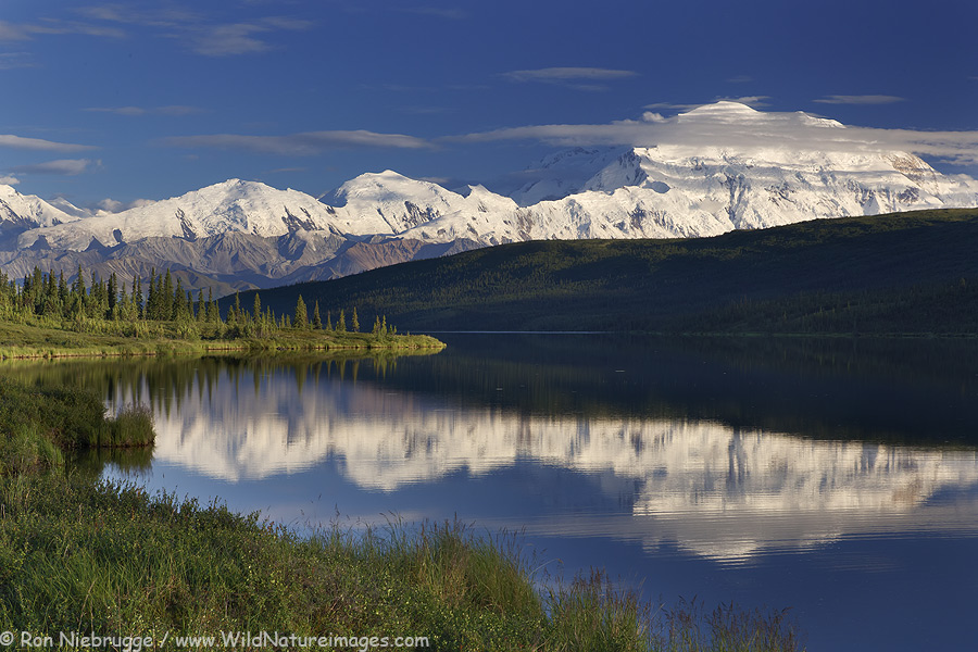 Wonder Lake, Denali National Park, Alaska.