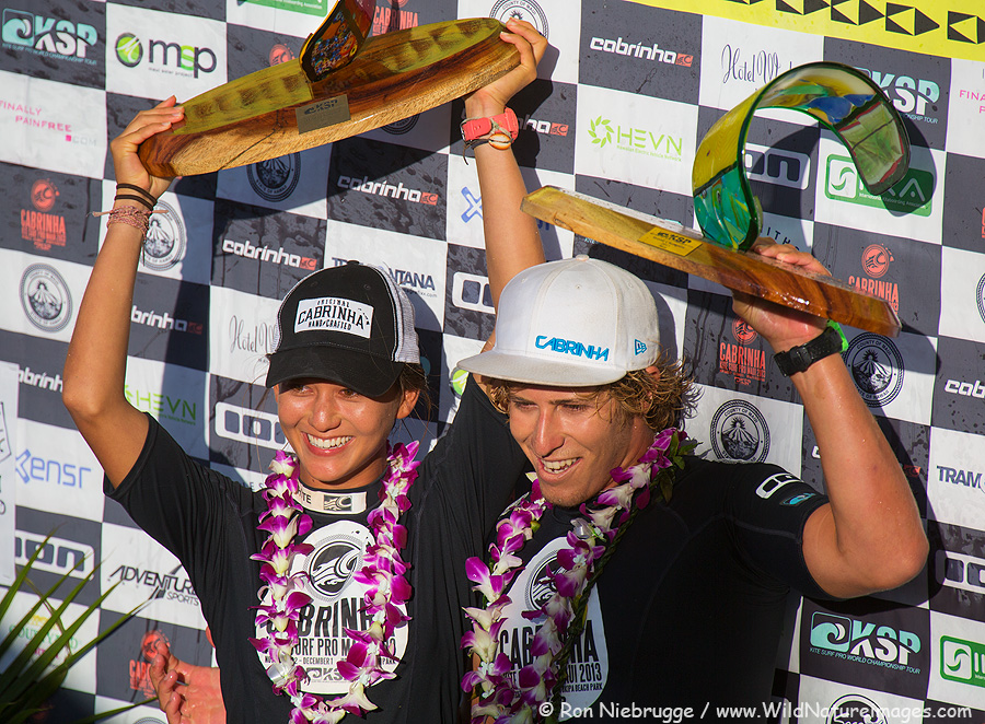 2013 World Champions.  Moona Whyte (from Hawaii) and Keahi DeAboitiz (Australia).
